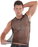 Svenjoyment Herren Netzshirt XL/2XL schwarz