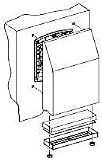 Schneider NSYCAP291LE Ausschnitt EMV-Abdeckung 291x291mit Filter IP55