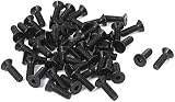 sourcing map 50 Stück M2,5x 8mm Senkkopfschrauben 10.9 Carbon Stahl Senkkopf…