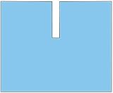 Mediberg Abdecktuch mit U-förmigem Klebeschnitt 15 x 80 cm