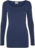 VERO MODA Damen Langarmshirt VMMAXI My LS Soft Long U