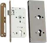KeyMet Einsteckschloss 72/50, Silber