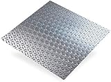 Aluminiumblech Reiskörnung Dicke 1,2 mm 500 x 250 mm
