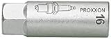 PROXXON 23541 Zündkerzen Nuss mit TPR Einlage 19mm Antrieb 10mm