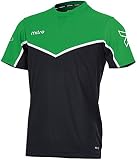 Mitre Kinder Primero Fußball Training T-Shirt L Smaragdgrün/Schwarz/Weiß