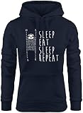 MoonWorks lustiger Hoodie für Damen mit Faultier