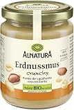 ALNATURA Erdnuss Mus crunchy mit Erdnussstuckchen 250g