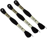 DMC Stickband Schwarz, fein teilbar