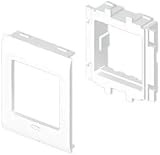 Unex 93608 – 2 Adapter 1 Mechanismus Mosaic 45 Abdeckung 65 U24 X weiß Schnee