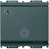 VIMAR SERIE IDEA – Taster 1 Polo Kontakt offen 10 A Hell 2 Modul grau