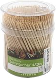 480 Zahnstocher Zahnstäbchen Stocher für Zähne Holz rund