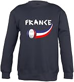 Supportershop Sweat Kinder Marineblau Frankreich Fußball 8 Jahre blau