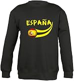 Supportershop Sweat Kinder Schwarz Spanien Fußball 8 Jahre schwarz