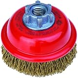 Cepillo taza Ondulada HS alambre cableado