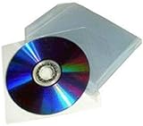 200 CD/DVD - Hüllen mit Klappenverschluss