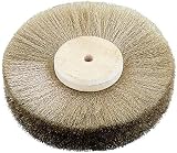 Cepillo Circular Grata diam. 80 ancho 15 Alpaca 0,08 eje de 6