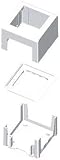 Unex 78756 – 2 – Mosaic 45 PVC 78 Modul U24 X weiß Schnee