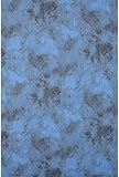 Bresser F002071 BR-Y0810 waschbares Hintergrundtuch mit Muster 3x6m Blau/Schwarz/Grau