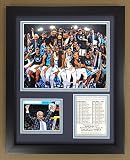 Legends Never Die NCAA North Carolina Tar Heels 2016–2017 National Champions gerahmt