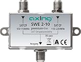 Axing SWE 2-10 SAT-Einspeiseweiche für DVB-S Modulator SKM-1-07 zum Zusammenschalten von…