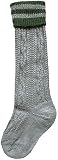 Lusana Trachtensocken Kinder L320R-0319 grau-grün