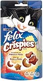 Felix Purina Crispies Snack Katze mit Ochse und Huhn