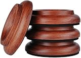 Upright Piano Caster Cups,Premium Qualität Hartholz Palisander Piano Caster Pads Möbel…