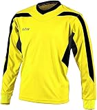 Mitre Kinder Frequenz Fußball Match Day Shirt S gelb/schwarz
