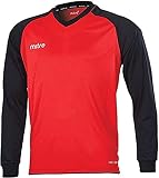 Mitre Kinder Cabrio Fußball Match Day Shirt S Dunkelrot/Weiß