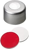 neochrom Aluminium Bördelverschluss mit 4mm Loch für ND8
