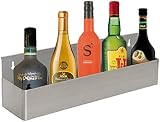 Bar Regal Für 5 Flaschen 56X10,5X15,2 Cm Silberfarben Rostfrei