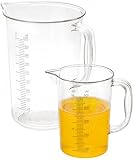 Krug Mit Abmessungen 1L Ø 11,5X16,5 Cm Transparent Polykarbonat