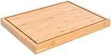 Schneiderbrett 40X30X3 Cm Natur Bambus