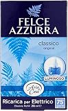 3x Felce Azzurra Aria Casa Classic refil Raumerfrischer raumluft reiniger 20ml