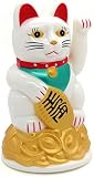 Starlet24® Winkende Glückskatze Winkekatze Lucky Cat Maneki-Neko Winkende Japanische…