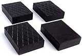 Kora Satz 4 Stück Gummiklotz/Gummiblock für Hebebühne Rangierheber Wagenheber…