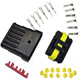 Greenspirits KFZ Ersatz Stecker AMP Tyco Superseal 1.5 Kit 6-pin