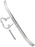 Qiilu Strut Tower Brace Verbindungsstange Kit hinten obere Strebe Bar(Silber)