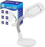 ARSUK Tageslicht Schreibtischlampe mit austauschbarer 27W GX10Q-4 Leuchtstoffröhre