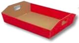 FAG ARTIGRAFICHE Leerer Korb groß Farbe rot C/Griff 43 x 32 x 12 cm Korb für…