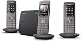 Gigaset CL660 Trio Set aus kabellosen Festnetztelefonen