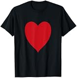 Herz Ass Kartenspiel Spielkarte Karneval Verkleidung Kostüm T-Shirt