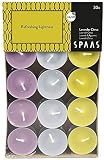 Spaas 30 Duft-Teelichter Paraffinwachs Aluminium Tasse Herbstgelb D 39 mm H 16 mm