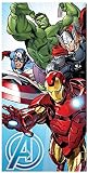 Jerry Fabrics Marvel Avengers Handtuch mit Captain America