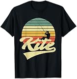KITE Kiten Kiteboarding Kitesurfen Surf Vintage Retro T-Shirt