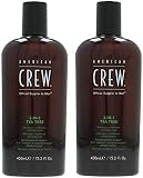 American Crew 2 er Pack American Crew Tea Tree 3 in 1 Shampoo,Conditioner,Bodywash 450 ml