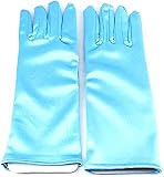 Hellblaue Handschuhe Kinder Halloween Karneval Prinzessin Verkleidung Originales…