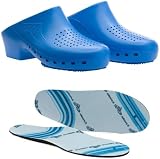 Calzuro Classic S, Sanitär-Clogs mit Löchern und professionellem Fußbett