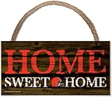 Wincraft NFL Schild aus Holz Cleveland Browns Holzschild Wood Slogan Home Sweet Home
