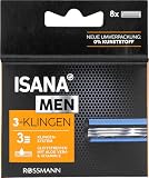 ISANA MEN 3-Klingen Rasierklingen